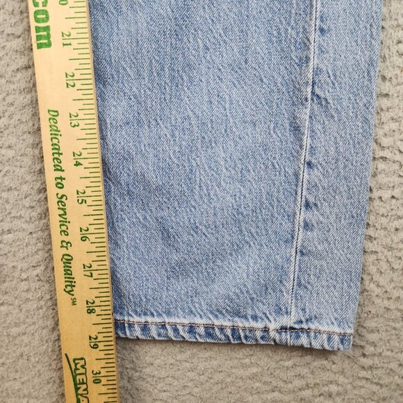Aeropostale High Waist 90's Baggy Jeans Jr's 00 Ripped Button Fly Grunge Pants - Picture 8 of 11